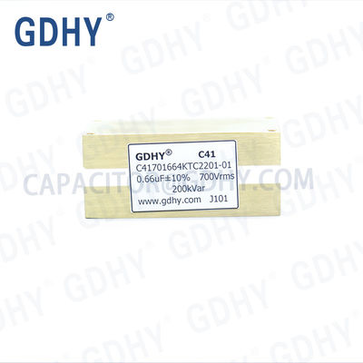 GDHY C41-TC2 0.66UF/700V/200KVAR RESEMBLING ALCON FP-4-150-SM/SP CELEM CSM 150 FILM CAPACTIOR RESONANT CONDUCTION COOLED