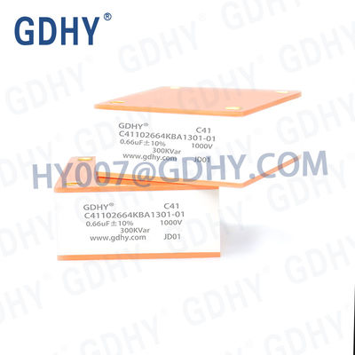 GDHY C41-BA1 0.66UF/1000V/300KVAR RESEMBLING ALCON FP-7-300 WATER-COOLING CAPACITOR INDUCTION COIL WATER HEATER CAPACITOR