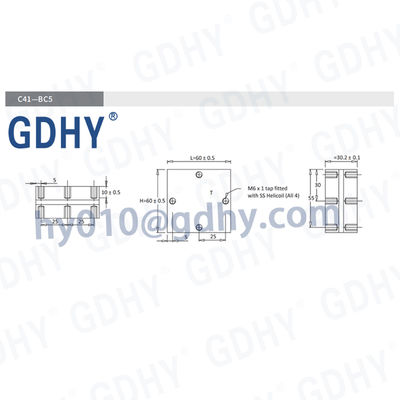 GDHY C41-BC5 POWER FILM CAPACITORS 1.30UF 900VRMS (ALCON FP-3-400/CELEM CSP 405A) CAPACITOR FACTORY