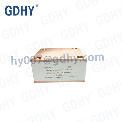 GDHY Water Cooled Capacitor C41-BA1 4.5uF 400VAC 300kVar (Alcon FP-7-300) Used in High-Power High-Frequency Resonance Equipment