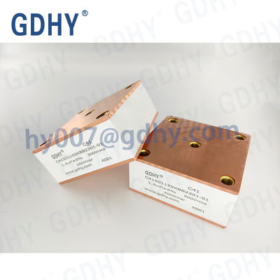 GDHY Water Cooled Capacitor C41-BB2 1.5uF 500V 300KVar (Alcon FP-7-300) for Induction Melting Machine