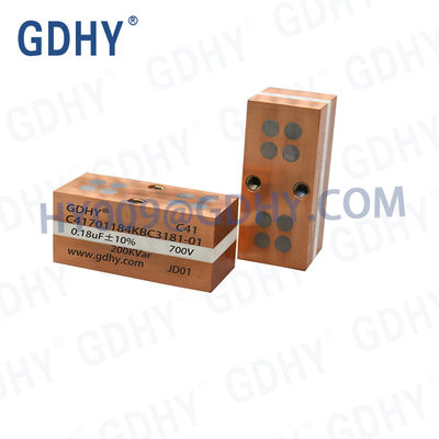 GDHY Water Cooled Resonant Film Capacitor C41-BC3 0.18uF 700V Resembling Alcon FP-9-200/Celem  CSP180 for High Frequency Power