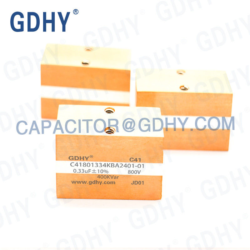 330nF Conduction Cooled 800Vrms 400kVar Power Film Capacitor