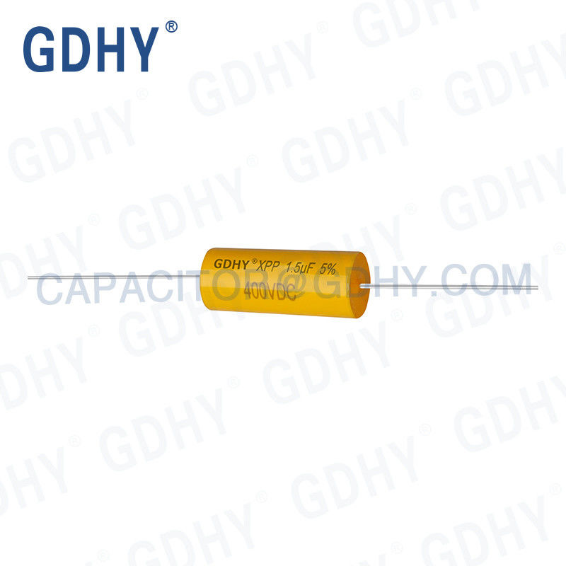 GDHY 400VDC CBB20 1.5UF Axial Audio Film Capacitor