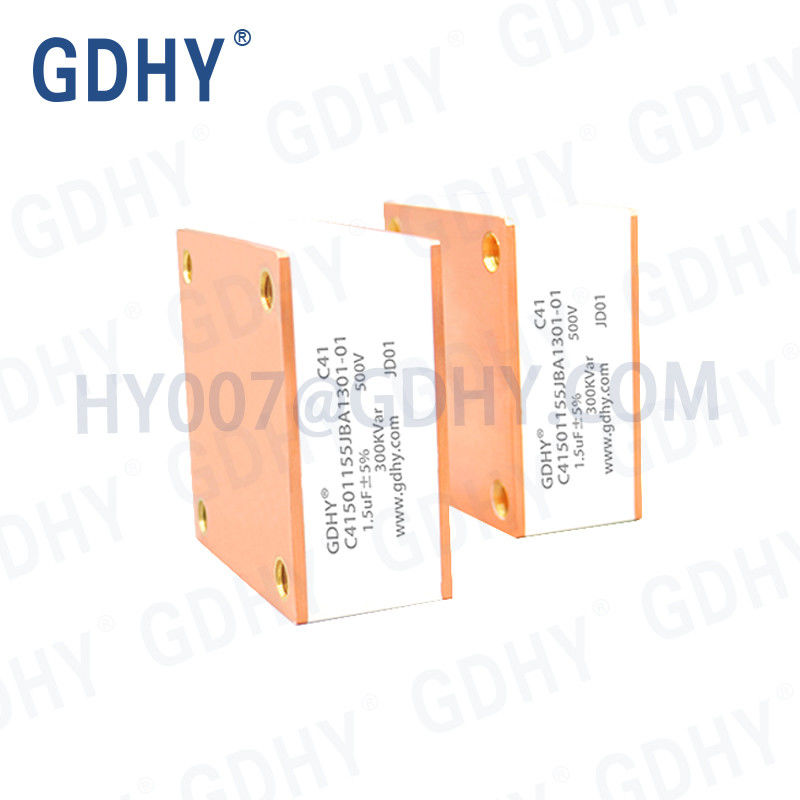 AC RATING 300KVA 1500nF High Frequency Capacitor For Resonant Circuits