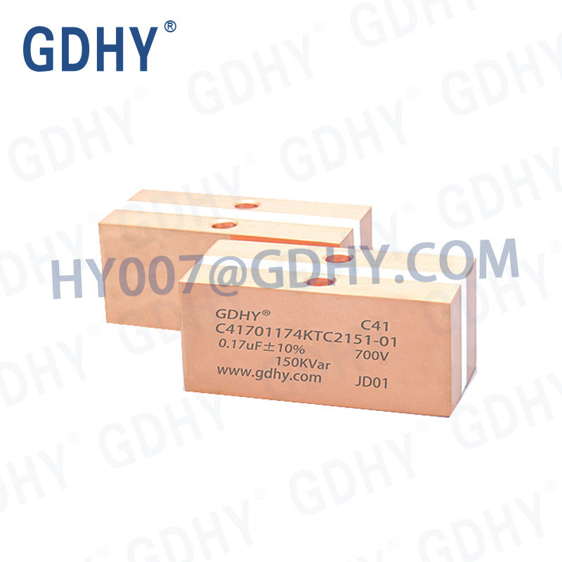 GDHY CONDUCTION COOLED CAPACITOR C41-TC2 0.17UF/700V/150KVAR RESEMBLING ALCON FP-4-150 /CELEM CSM150 CAPACITOR POWER POWER FILM CAPACITOR CONDUCTION COOLING