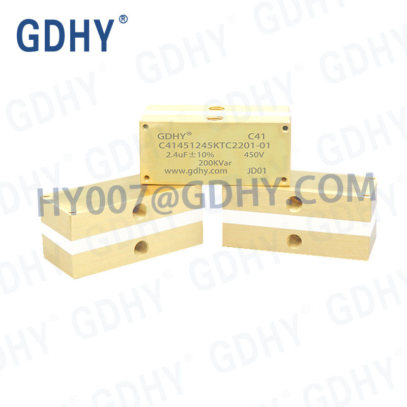 2.4UF Induction Heating 200KVAR Conduction Cooled Capacitor