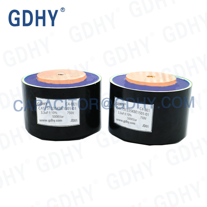 GDHY C41-BE1 3.3UF/750V/500KVAR RESMBLING ALCON FP-11-500/CELEM C500T RESONANT CAPACITOR CONDUCTION COOLED