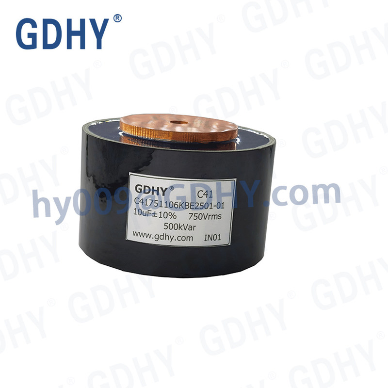 GDHY Water Cooled Resonant Capacitor C41-BE2 10uF 750V 500kVar (Alcon FP-11-500/Celem C500T) for Induction Heating Machines