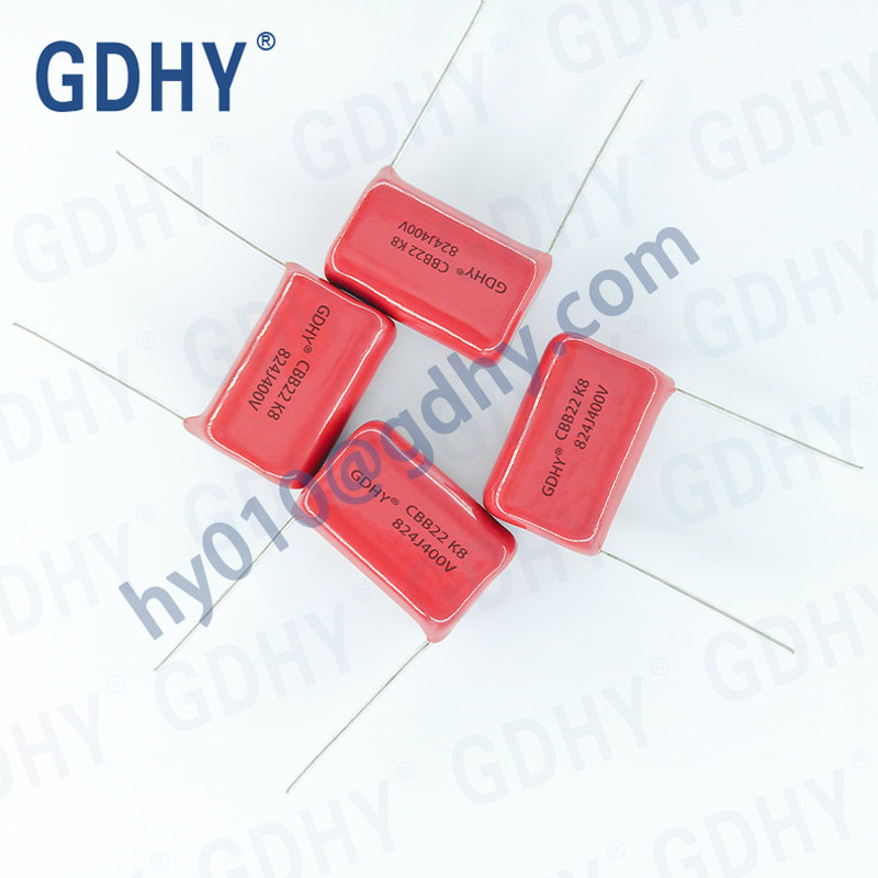 GDHY 0.82UF 400V CBB22 METALLIZED POLYPROPYLENE FILM CAPACITOR P20 AUDIO INDUSTRY LIGHTING POWER