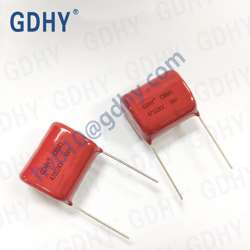 CBB81 0.047UF 473J 2000V P21 Metallized Polypropylene Film Capacitor Monitor Switching Power