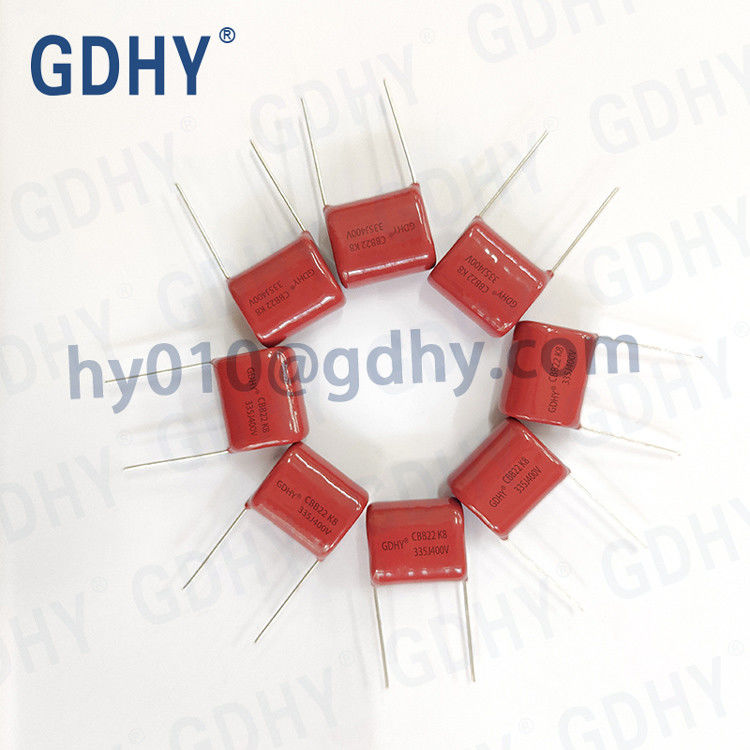 P20 335J400V 3.3UF CBB Polypropylene Film Capacitor 20mm Metaillized High Frequency Coupling