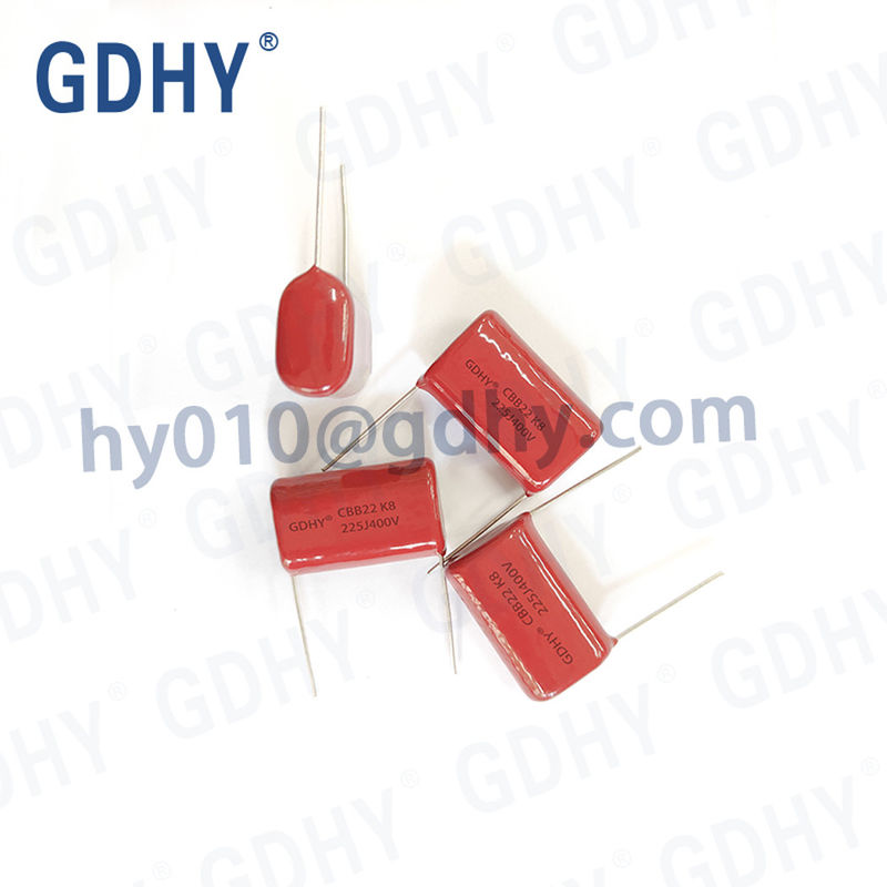 CBB22 225J400V P27 Metaillized Polypropylene Film Capacitor for LED Bulb Quick Charger