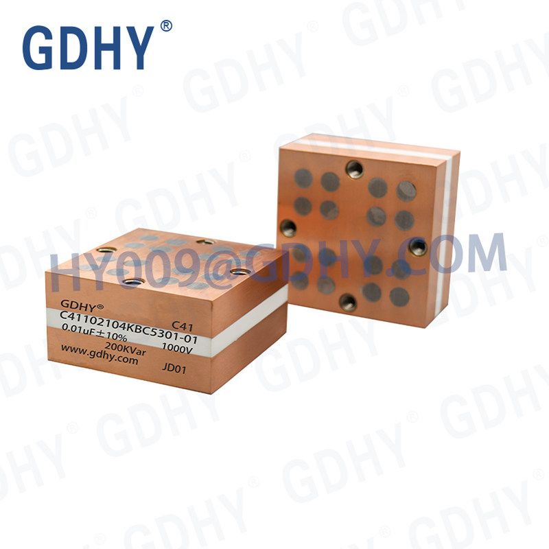 GDHY Water Cooled Capacitor C41-BC5  0.01uF Resembling  Alcon FP-8-300/Celem CSP 305B for  induction heating