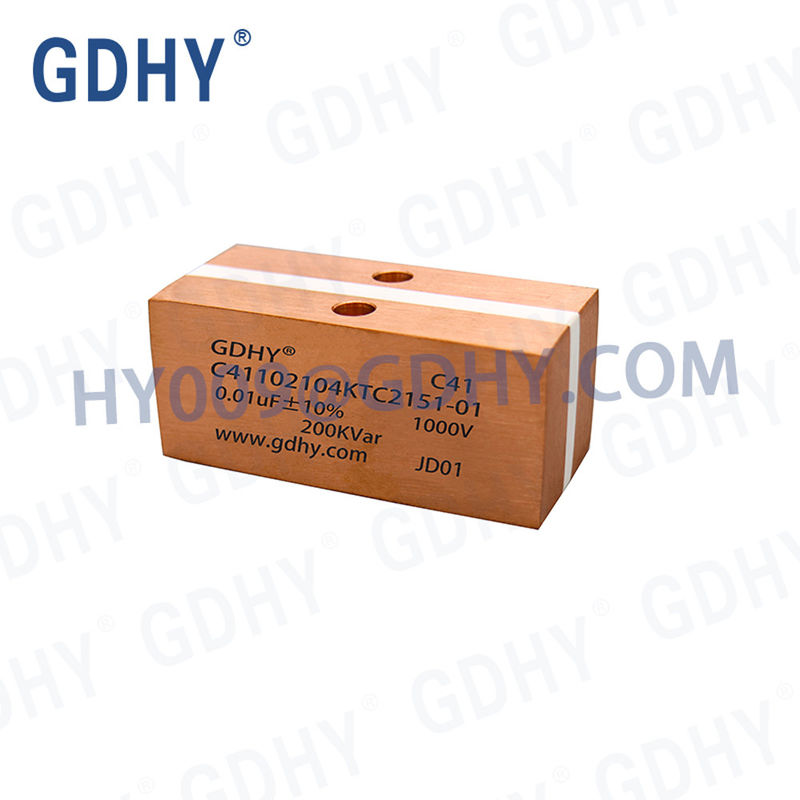 Water Conduction Cooled  Resonant Film Capacitor C41 0.01uF High Frequency Power