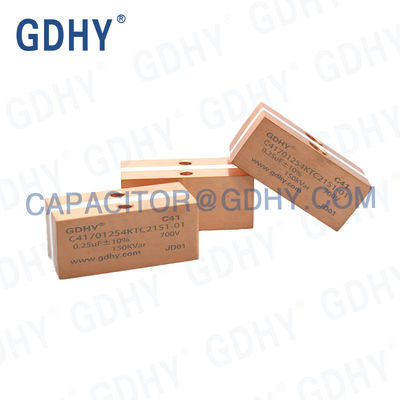 GDHY C41-TC2 0.25UF/700V/150KVAR RESEMBLING ALCON FP-4-150-SM/SP CELEM CSM150 INDUCTION HEATER POWER SUPPLY CAPACITOR