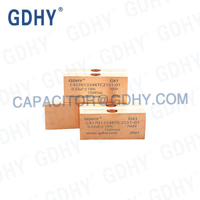 GDHY C41-TC2 0.33UF/700V/150KVAR RESEMBLING ALCON FP-4-150-SM/SP CELEM CSM150 Induction Heater Water Capacitor Induction Cooled Capacitor